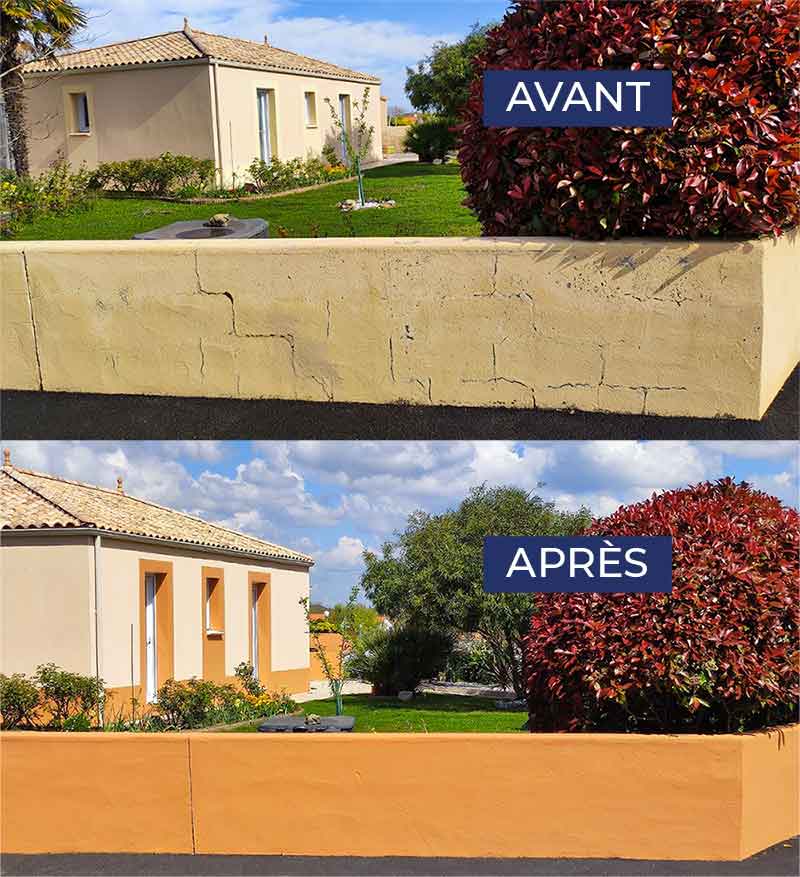 Nettoyage et peinture façade - MARESCOT 85 : artisan peintre en Vendée (85) : Nettoyage, traitement anti-mousse, ravalement peinture façade. Imperméabilisation façade, Rénovation des boiseries peinture et lasure bois. Pose de bardage. Intervention en Vendée (85)